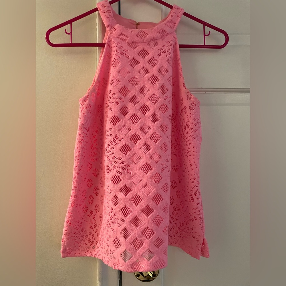 Pink lily pulitzer tank